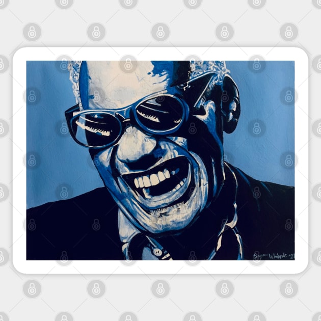 Ray Charles Sticker by BryanWhipple